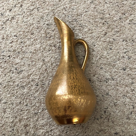 Stangl Pottery Granada Gold Pitcher /Vase - Picture 3 of 7